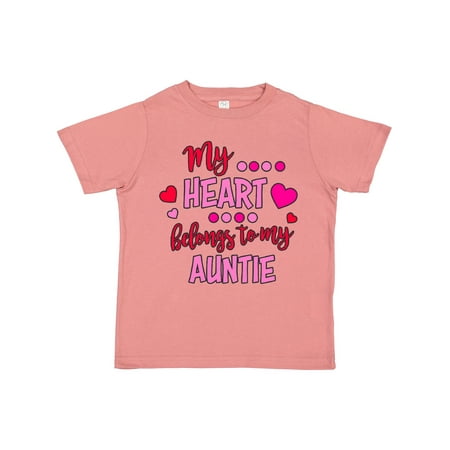 Inktastic My Heart Belongs to My Auntie Boys or Girls Toddler T-Shirt
Inktastic My Heart Belongs to My Auntie Boys or Girls Toddler T-Shirt