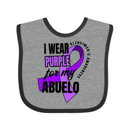 Inktastic Alzheimer s Awareness I Wear Purple For My Abuelo Gift Baby Boy or Baby Girl Bib
Inktastic Alzheimer s Awareness I Wear Purple For My Abuelo Gift Baby Boy or Baby Girl Bib