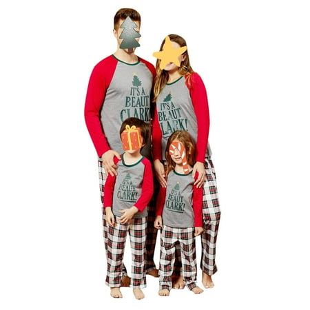 Loalirando Matching Christmas Pjs for Family Letters Long-Sleeve Tops with Plaid Pants Romper Sleepwear Suit
Loalirando Matching Christmas Pjs for Family Letters Long-Sleeve Tops with Plaid Pants Romper Sleepwear Suit