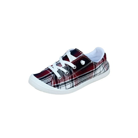 Eloshman Womens Breathable Slip On Casual Sneakers Jogging Lightweight Round Toe Anti-Slip Flats Red Black 7
Eloshman Womens Breathable Slip On Casual Sneakers Jogging Lightweight Round Toe Anti-Slip Flats Red Black 7