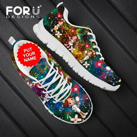 New Women Tenis Walking Shoes Unisex Blue Space Nurse Pattern Sneakers Soft Light Outdoor Sport Shoe Female Footwear
New Women Tenis Walking Shoes Unisex Blue Space Nurse Pattern Sneakers Soft Light Outdoor Sport Shoe Female Footwear