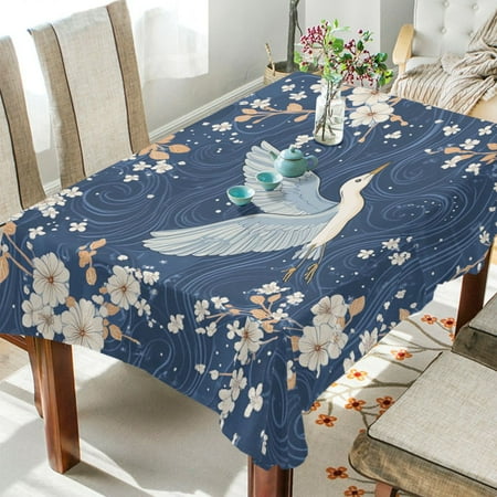 WOBOGO Seagulls White Flowers Blue Pattern Square Tablecloth 60×120in Polyester Fabric Tablecloth Washable Dust Resistant Wrinkle Resistant
WOBOGO Seagulls White Flowers Blue Pattern Square Tablecloth 60×120in Polyester Fabric Tablecloth Washable Dust Resistant Wrinkle Resistant