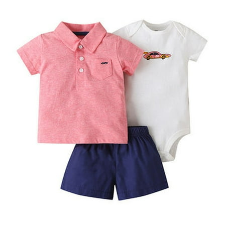Yubatuo Newborn Baby Boys Girls Romper Short Set Three-Peice Set Outfit Summer 0-24M Pink 24
Yubatuo Newborn Baby Boys Girls Romper Short Set Three-Peice Set Outfit Summer 0-24M Pink 24