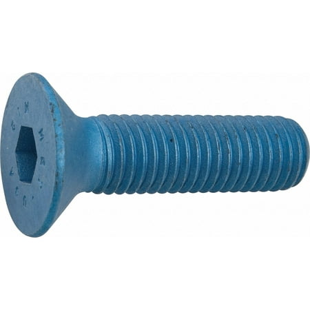 Metric Blue ScktFltHdScrw Steel M6-1 50mm L PK10 UST184049