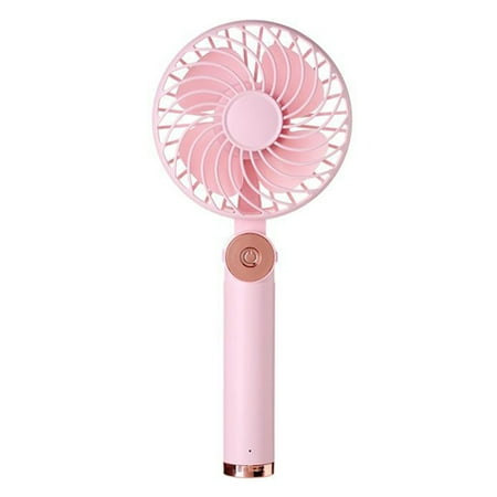 Outdoor Portable Rechargeable Rotary Folding Mini Fan Handheld USB Mini Charging Fan New