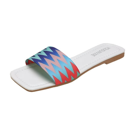 VerPetridure Women s Sandals Casual Summer Retro Square Toe Flats Women s Summer Casual Color Matching Sandals Women s Slippers
VerPetridure Women s Sandals Casual Summer Retro Square Toe Flats Women s Summer Casual Color Matching Sandals Women s Slippers