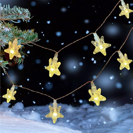 Star Christmas Lights Outdoor - USB Powered 19.5Ft 40 LED Star Lights for Bedroom - Cute Star Fairy Lights for Birthday Wedding Party Camping Kids Play House Tent Room Decor Warm White
Star Christmas Lights Outdoor - USB Powered 19.5Ft 40 LED Star Lights for Bedroom - Cute Star Fairy Lights for Birthday Wedding Party Camping Kids Play House Tent Room Decor Warm White