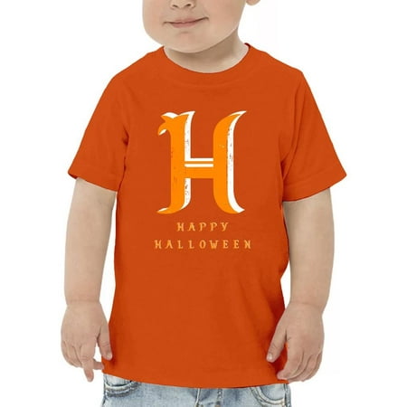 Hand Drawn Halloween Sign T-Shirt Toddler -Image by Shutterstock 4 Toddler