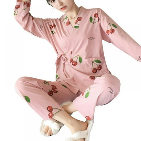 Spring And Autumn Long-sleeved Pajamas Cartoon Cute Japanese Kimono Casual Loose Large Size Home Service Suit Sweet Pajamas To Send Goggles
Spring And Autumn Long-sleeved Pajamas Cartoon Cute Japanese Kimono Casual Loose Large Size Home Service Suit Sweet Pajamas To Send Goggles