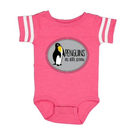 Inktastic Penguins Are Better Looking Gift Baby Boy or Baby Girl Bodysuit
