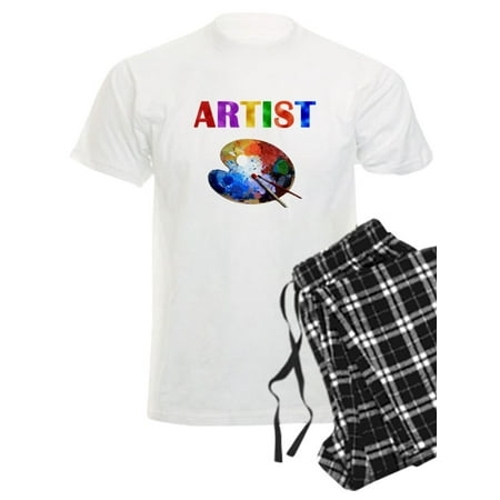 CafePress - Artist Pajamas - Men s Light Pajamas