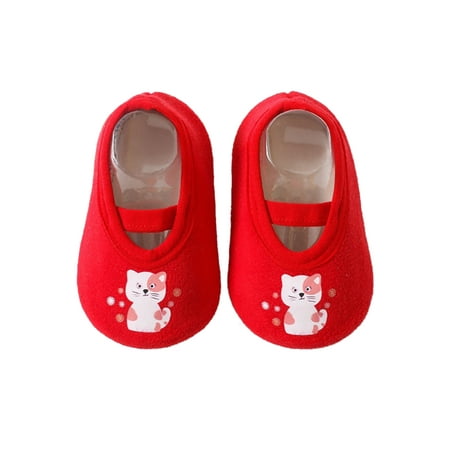 Rotosw Infant Sock Shoes Soft Soles Floor Slippers First Walker Socks Casual Non-Slip Slipper Indoor Lightweight Home Shoe Red Cat 5C
Rotosw Infant Sock Shoes Soft Soles Floor Slippers First Walker Socks Casual Non-Slip Slipper Indoor Lightweight Home Shoe Red Cat 5C