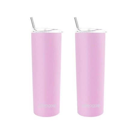 Ezprogear 20oz 2 Pack Slim Stainless Steel Travel Skinny Tumbler Double Wall Vacuum Insulated with Straws (Lavender Purple 20oz 2 Pack)
Ezprogear 20oz 2 Pack Slim Stainless Steel Travel Skinny Tumbler Double Wall Vacuum Insulated with Straws (Lavender Purple 20oz 2 Pack)