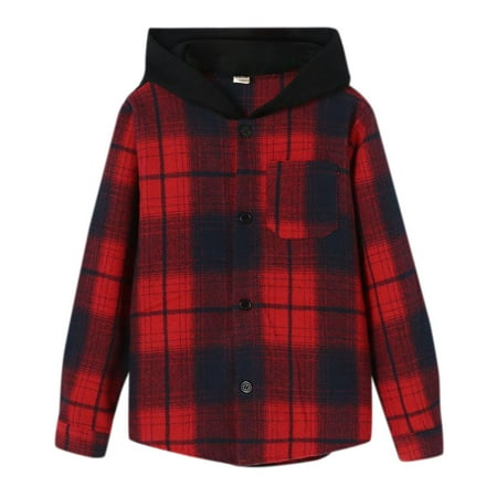 JDEFEG Short Pack Toddler Teen Little Boy Hooded Coat Outwear Long Sleeve Button Plaid Shirts Casual Hoodie Jacket Top Pockets Long Sleeve T Shirts for Toddler Boys Polyester Red 140
JDEFEG Short Pack Toddler Teen Little Boy Hooded Coat Outwear Long Sleeve Button Plaid Shirts Casual Hoodie Jacket Top Pockets Long Sleeve T Shirts for Toddler Boys Polyester Red 140