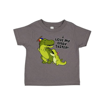 Inktastic I Love my Baby Sister with Baby Tyrannosaurus Gift Toddler Boy or Toddler Girl T-Shirt
Inktastic I Love my Baby Sister with Baby Tyrannosaurus Gift Toddler Boy or Toddler Girl T-Shirt