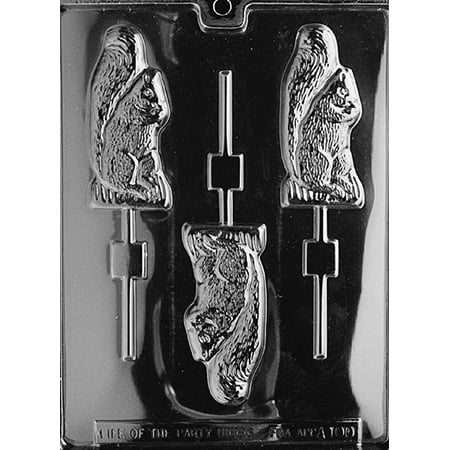 Candyland Crafts Squirrel Lolly Chocolate Candy Food Safe Plastic with Durable and Reusable Mold | A100 - (2 Pack)
Candyland Crafts Squirrel Lolly Chocolate Candy Food Safe Plastic with Durable and Reusable Mold | A100 - (2 Pack)