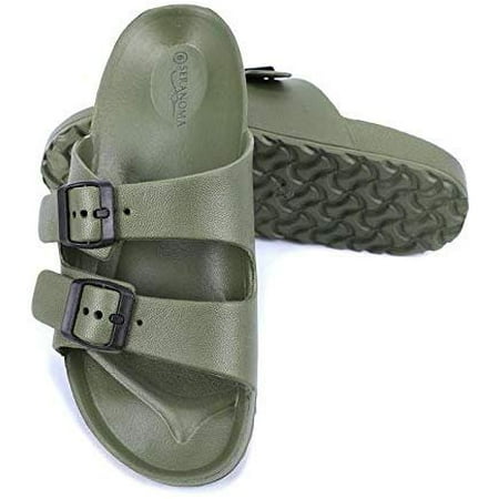 Seranoma Women s Comfort Double Buckle Indoor/Outdoor Cork Sandal Classic Comfortable Slide Adjustable Buckles
Seranoma Women s Comfort Double Buckle Indoor/Outdoor Cork Sandal Classic Comfortable Slide Adjustable Buckles