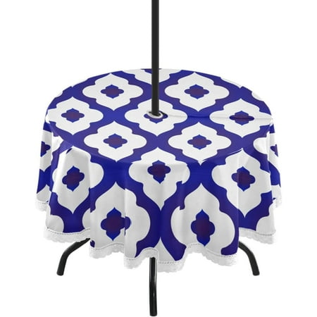 Hyjoy Moroccan Round Tablecloth 60 Waterproof Outdoor Round Tablecloth with Umbrella Hole and Zipper for Kitchen Dining Picnic Party Home Decor
Hyjoy Moroccan Round Tablecloth 60 Waterproof Outdoor Round Tablecloth with Umbrella Hole and Zipper for Kitchen Dining Picnic Party Home Decor