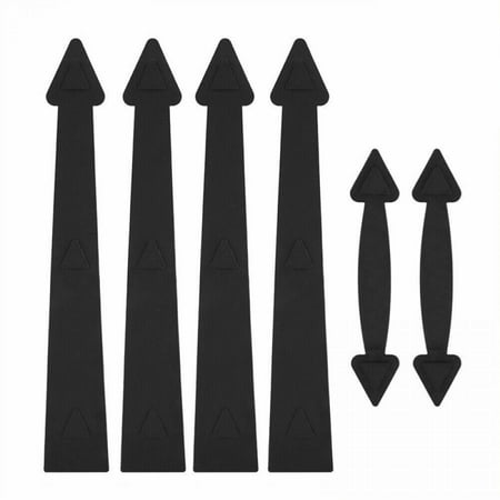 6 Pieces Magnetic Garage Door Hardware Kit Magnetic Decorative Carriage-Style Garage Door Accent Trim Curb Appeal Faux Hinges Handles Hardware Kit (4-Hinges 2-Handles)
6 Pieces Magnetic Garage Door Hardware Kit Magnetic Decorative Carriage-Style Garage Door Accent Trim Curb Appeal Faux Hinges Handles Hardware Kit (4-Hinges 2-Handles)