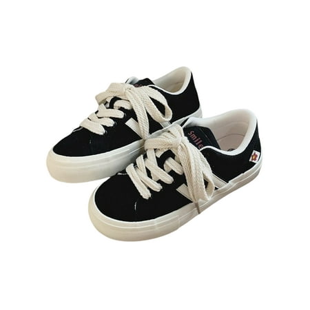 Fangasis Ladies Casual Shoes Lace Up Flats Non-Slip Canvas Sneakers Womens Sneaker Work Breathable Comfort Walking Shoe Black 7
Fangasis Ladies Casual Shoes Lace Up Flats Non-Slip Canvas Sneakers Womens Sneaker Work Breathable Comfort Walking Shoe Black 7