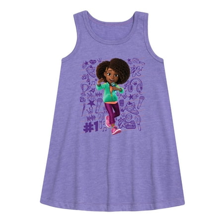 Karma s World - Karma Notebook - Toddler and Youth Girls A-line Dress