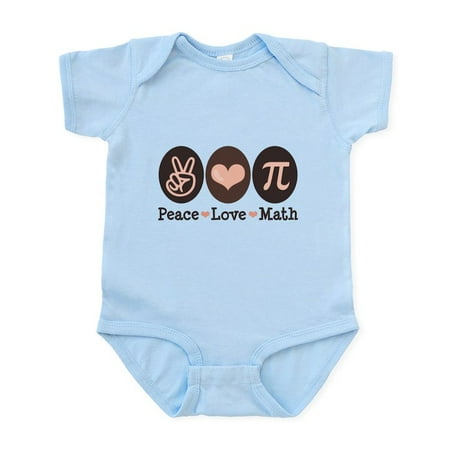 CafePress - Peace Love Math Pi Onesie Infant Bodysuit - Baby Light Bodysuit Size Newborn - 24 Months
CafePress - Peace Love Math Pi Onesie Infant Bodysuit - Baby Light Bodysuit Size Newborn - 24 Months
