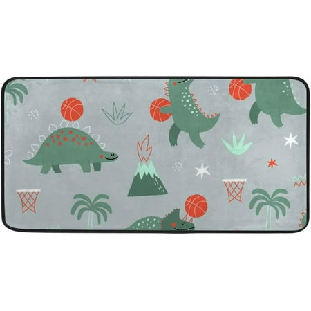BESTKITTY Kitchen Mat Rug Comfort Standing Mat Dinosaurs Paly Basketball Soft Absorbent Runner Rug for Hallway Entryway Bathroom Kitchen 39x20 inch
BESTKITTY Kitchen Mat Rug Comfort Standing Mat Dinosaurs Paly Basketball Soft Absorbent Runner Rug for Hallway Entryway Bathroom Kitchen 39x20 inch