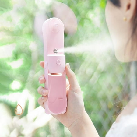 Mini Fan Handheld USB Charging Small Fan Hydrating Meter Spray Folding Fan - Pink Color
Mini Fan Handheld USB Charging Small Fan Hydrating Meter Spray Folding Fan - Pink Color