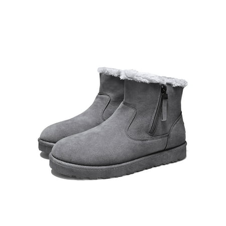 Rotosw Men Plush Lined Snow Boots Zipper Lightweight Round Toe Flat Outdoor Winter Shoes
Rotosw Men Plush Lined Snow Boots Zipper Lightweight Round Toe Flat Outdoor Winter Shoes