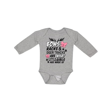 Inktastic Hunting Season Bows Racks & Deer Tracks Gift Baby Girl Long Sleeve Bodysuit 
Inktastic Hunting Season Bows Racks & Deer Tracks Gift Baby Girl Long Sleeve Bodysuit