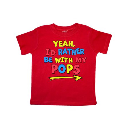 Inktastic Yeah I d Rather be with My Pops in Red Yellow and Blue Gift Toddler Boy or Toddler Girl T-Shirt
Inktastic Yeah I d Rather be with My Pops in Red Yellow and Blue Gift Toddler Boy or Toddler Girl T-Shirt