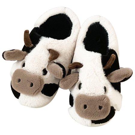Goxfaca Women Slippers Comfortable Warm Cotton Shoes Winter Cute Cow Slippers Girls House Indoor Animal Plush Slippers
Goxfaca Women Slippers Comfortable Warm Cotton Shoes Winter Cute Cow Slippers Girls House Indoor Animal Plush Slippers