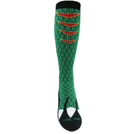 Epic Adult Over-The-Calf Dino Knee High Socks Pair