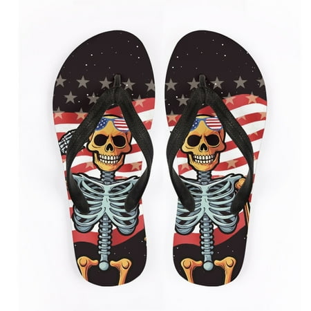 Bivenant Store Men Skull Slippers American Western Flag Flip-Flops Lightweight Silent Walk Size 10
Bivenant Store Men Skull Slippers American Western Flag Flip-Flops Lightweight Silent Walk Size 10