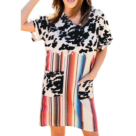 Lumento Short Sleeve Sleepwear Pajamas Nightgowns For Women Cotton Home Lounge Wear Shirt Dress Short Sleeve Sleepshirt Print Night Shirt
Lumento Short Sleeve Sleepwear Pajamas Nightgowns For Women Cotton Home Lounge Wear Shirt Dress Short Sleeve Sleepshirt Print Night Shirt