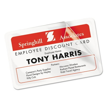 Avery Laminated Laser/Inkjet ID Cards 2 1/4 x 3 1/2 White 30/Box
Avery Laminated Laser/Inkjet ID Cards 2 1/4 x 3 1/2 White 30/Box