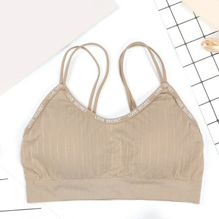 Cathalem Wireless Bras for Women Pack Female Bra For Women Sports Bra Tops For Top Fitness Yoga Sports Bra Light Support Underwear Khaki One Size
Cathalem Wireless Bras for Women Pack Female Bra For Women Sports Bra Tops For Top Fitness Yoga Sports Bra Light Support Underwear Khaki One Size