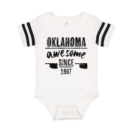 Inktastic Oklahoma Awesome Since 1907 Gift Baby Boy or Baby Girl Bodysuit