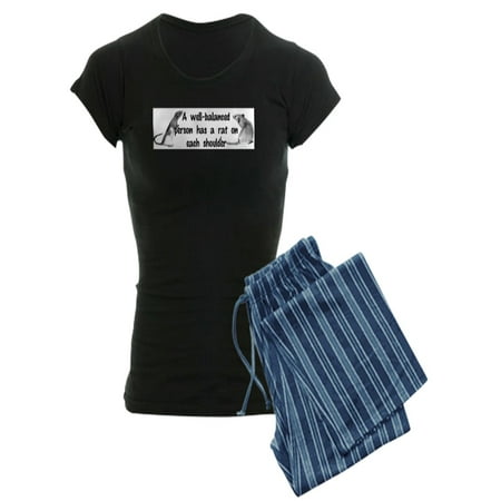 CafePress - 3 Well Balanced Shirt - Women s Dark Pajamas