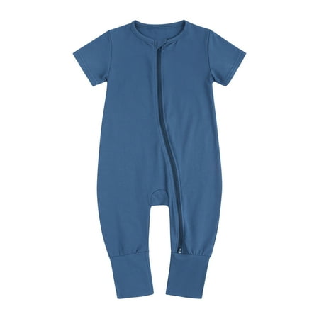SuoKom Baby Boys Girls Bodysuit Infants Pure Cotton Coverall Solid Color Short Sleeve Double Zipper Romper Jumpsuit Baby Clothes Essentials (3-36 Months)
SuoKom Baby Boys Girls Bodysuit Infants Pure Cotton Coverall Solid Color Short Sleeve Double Zipper Romper Jumpsuit Baby Clothes Essentials (3-36 Months)