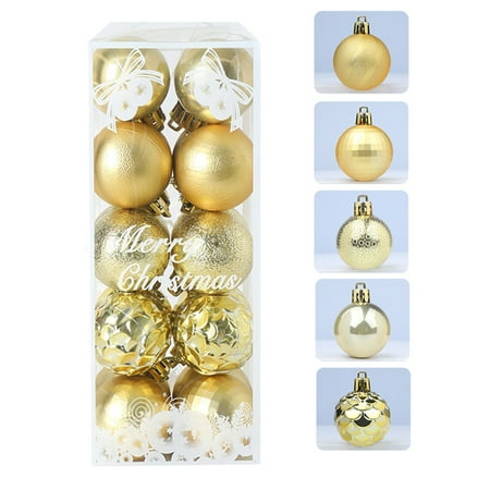 Christmas Decorations 4cm/1.6in Gold Silver Pink Champagne Christmas Ball Christmas Tree Package Pendant Box
Christmas Decorations 4cm/1.6in Gold Silver Pink Champagne Christmas Ball Christmas Tree Package Pendant Box