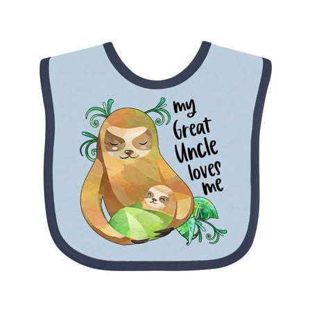 Inktastic My Great Uncle Loves Me Cute Sloth and Baby Gift Baby Boy or Baby Girl Bib
Inktastic My Great Uncle Loves Me Cute Sloth and Baby Gift Baby Boy or Baby Girl Bib