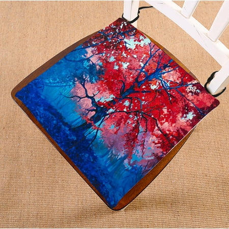 PHFZK Modern Art Tree of Life Red Bule Seat Cushion Chair Cushion Floor Cushion Two Sides Size 16x16 inches
PHFZK Modern Art Tree of Life Red Bule Seat Cushion Chair Cushion Floor Cushion Two Sides Size 16x16 inches