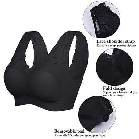 4-pack Women s Seamless Lace Bra Top With Front Lace Cover Sports Bra push up sports bras for women
4-pack Women s Seamless Lace Bra Top With Front Lace Cover Sports Bra push up sports bras for women