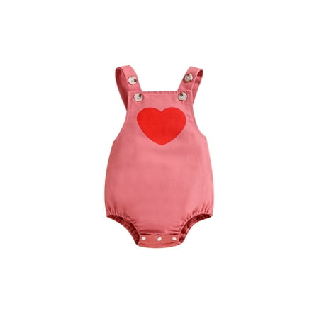 Kiapeise Newborn Baby Girl Valentine s Day Romper Sleeveless Straps Suspender Love Heart One Piece Bodysuit Outfit Clothes
Kiapeise Newborn Baby Girl Valentine s Day Romper Sleeveless Straps Suspender Love Heart One Piece Bodysuit Outfit Clothes
