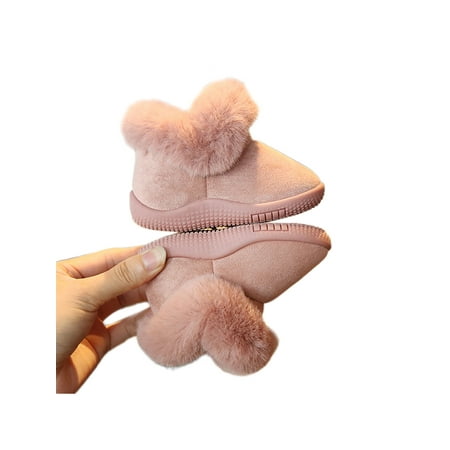 Daeful Unisex Winter Bootie Comfort Snow Boot Plush Lined Warm Booties Slip Resistant Lightweight Ankle Boots Cold Weather Shoes Pink 6C
Daeful Unisex Winter Bootie Comfort Snow Boot Plush Lined Warm Booties Slip Resistant Lightweight Ankle Boots Cold Weather Shoes Pink 6C