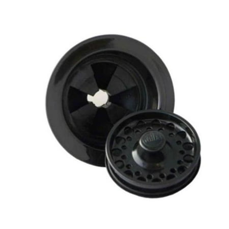 UPC 836868006461 product image for Stainless Steel Flange and Stopper in Black for ISE Disposers | upcitemdb.com