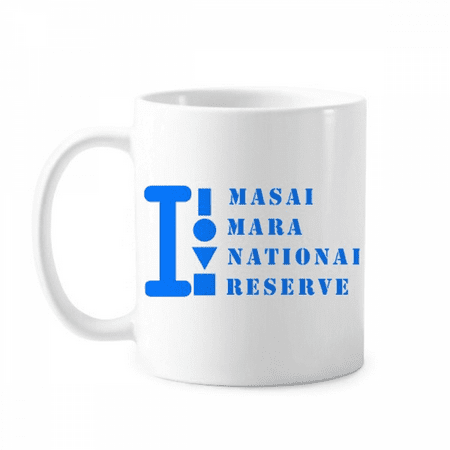 Masai Mara National Reserve Mug Pottery Cerac Coffee Porcelain Cup Tableware