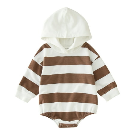 JDEFEG Baby Clothes Set Toddler Boys Girls Winter Long Sleeve Hoodie Sweatshirt Outwear for Kids Clothes Striped Prints Dress Shirt Baby Boy Bodysuit Cotton Blend Brown 90
JDEFEG Baby Clothes Set Toddler Boys Girls Winter Long Sleeve Hoodie Sweatshirt Outwear for Kids Clothes Striped Prints Dress Shirt Baby Boy Bodysuit Cotton Blend Brown 90