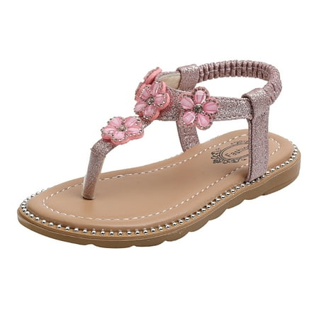 Kids Shoes Floral Sandals Bling Flip Flop S Shoes